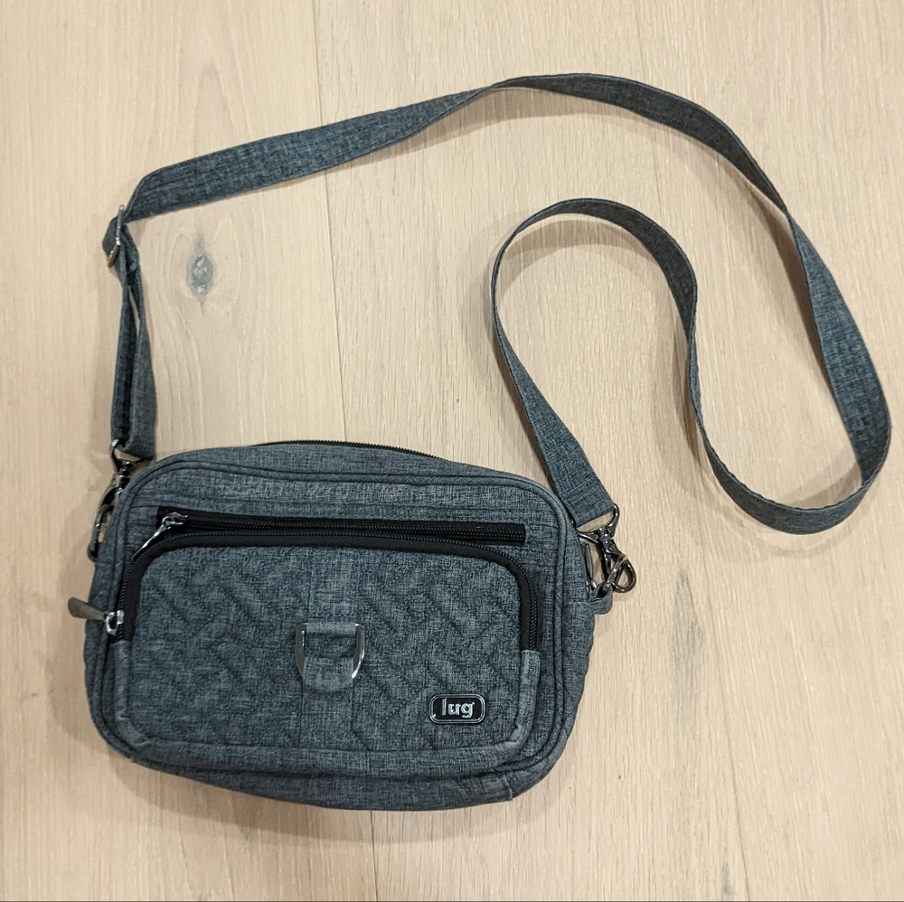 Lug Grey crossbody purse